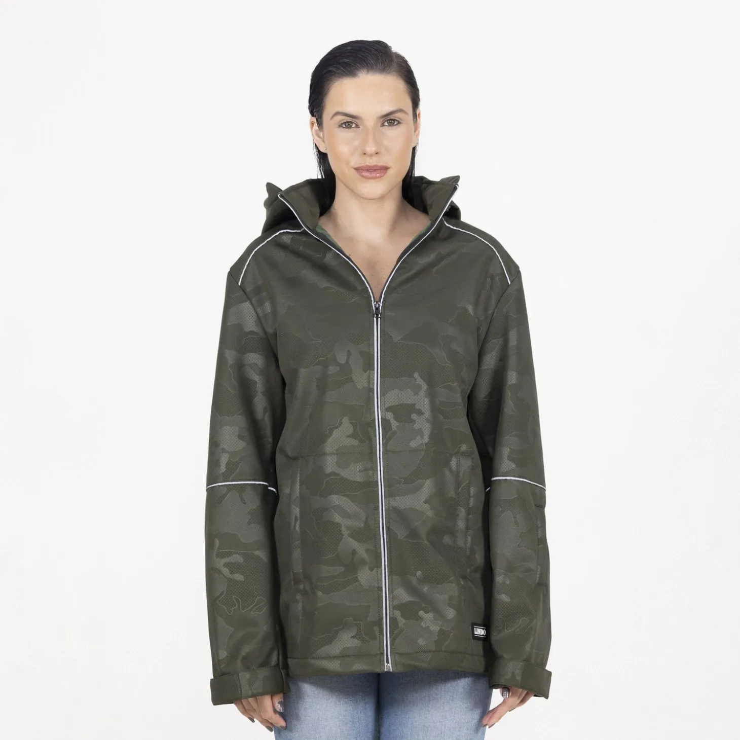 Lindo Regenjas Softshell - Vrijetijdskleding - Groen S