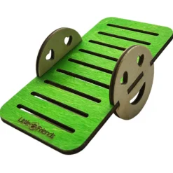 Little Friends Tilting Table - Speelgoed - 13x7x5 cm Groen Houtkleur