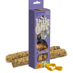 Little One Knabbelsticks Voor Cavia Konijnen Degoes Chinchilla - Knaagdiersnack - Kruiden Bloemenmix