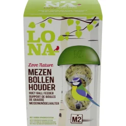 Lona Mezenbollenhouder M2 - Voersilo - 16 cm Groen Transparant