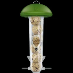 Lona Mezenbollenhouder M6 - Voersilo - 38 cm Groen Transparant