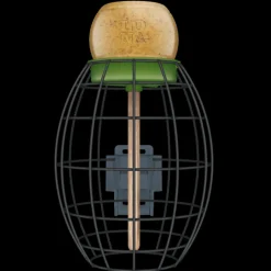 Lona Voerkooi Ovaal V1 - Voersilo - 250 ml Groen Zwart