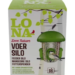 Lona Voersilo S6 - Voersilo - 21 cm 800 ml Groen Transparant