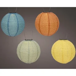 Lumineo Solar Lampion M - Hanglamp - Ø25 cm Assorti