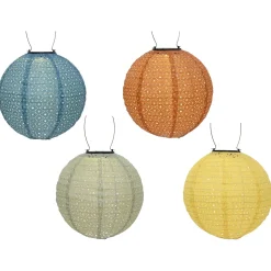 Lumineo Solar Lampion M - Hanglamp - Ø25 cm Assorti