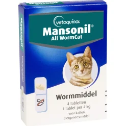 Mansonil All Worm Tablet Cat Small - Anti wormenmiddel