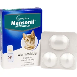 Mansonil All Worm Tablet Cat Small - Anti wormenmiddel