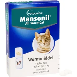 Mansonil All Worm Tablet Cat Small - Anti wormenmiddel
