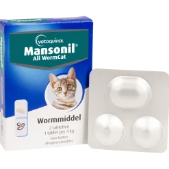 Mansonil All Worm Tablet Cat Small - Anti wormenmiddel