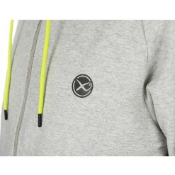Matrix Full Zip Hoody Marl Grey/Lime (Black Edition) - Vesten & truien - Xxl