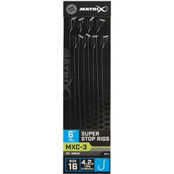 Matrix Mxc-3 Barbless 0.145mm 15cm Super Stop - Hakenboekje - Size 16