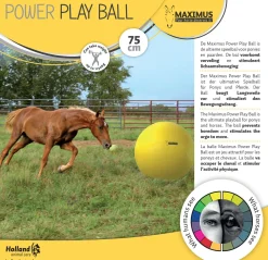Maximus Maximus Power Play Ball Geel - Paardenspeelgoed