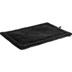 Maxxnobel Benchkussen Nubuck Lederlook/Teddy Zwart - Hondenbenchkussen