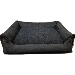 Maxxnobel Orthopedische Hondenmand Bootz Alcantara - Hondenmand - 90x70x15 cm Grijs M