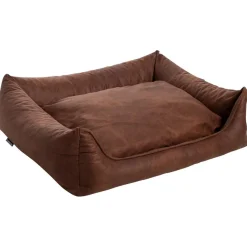 Maxxnobel Orthopedische Sofa Lederlook/Teddy Cognac - Hondenbank