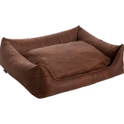 Maxxnobel Orthopedische Sofa Lederlook/Teddy Cognac - Hondenbank