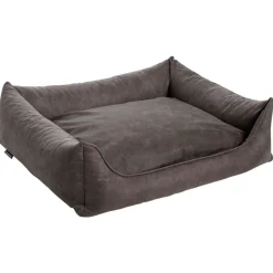 Maxxnobel Orthopedische Sofa Lederlook/Teddy Taupe - Hondenbank