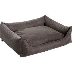 Maxxnobel Orthopedische Sofa Lederlook/Teddy Taupe - Hondenbank