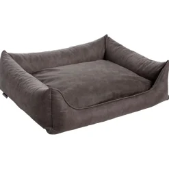 Maxxnobel Orthopedische Sofa Lederlook/Teddy Taupe - Hondenbank