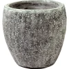 Mega Collections Buitenpot Belly Jade Antiek - Bloempotten - Ø47x44 cm Grijs