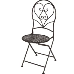 Mega Collections Home Decor Stoel - Decoratie - Ø40x90 cm Bruin