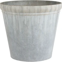 Mica Decorations Buitenpot Lima Rond - Bloempotten - Ø45x39 cm Grijs