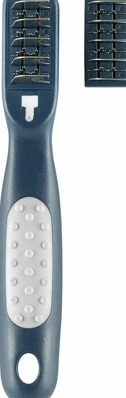 Mikki Doodle De-Matter - Hondenvachtborstel - Blauw Grijs