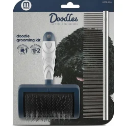 Mikki Doodle Grooming Kit - Hondenvachtborstel - Blauw Grijs