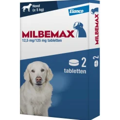 Milbemax Milbemax Hond - Anti wormenmiddel - 2 tab 10-75kg