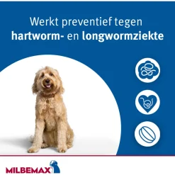 Milbemax Milbemax Hond - Anti wormenmiddel - 2 tab 10-75kg