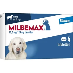Milbemax Milbemax Hond - Anti wormenmiddel - 4 tab 10 Tot 75 Kg