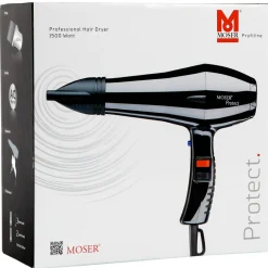 Moser Protect Föhn - Haardroger - Zwart 1500 Watt