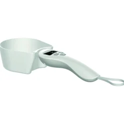 Mpets Digitale Voerschep - Hondenvoerbak - 5x9.4x29 cm Wit