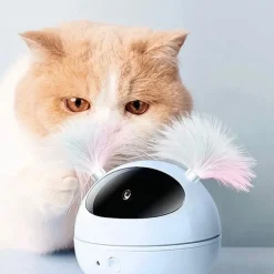 Mpets Interactief Speelgoed Polaris - Kattenspeelgoed - Ø10x9 cm Wit Interactief