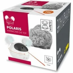 Mpets Interactief Speelgoed Polaris - Kattenspeelgoed - Ø10x9 cm Wit Interactief
