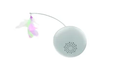 Mpets Swing Tumbler - Kattenspeelgoed - 9x9x18 cm Wit Interactief