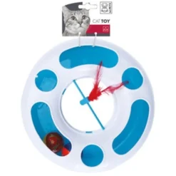 Mpets Toy Discus - Kattenspeelgoed - 24.2x24.2x7.2 cm Assorti