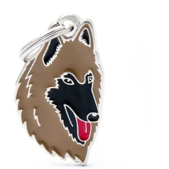 My Family Belgian Shepard - ID Tag -