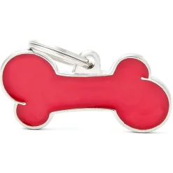 My Family Big Bone - ID Tag - Rood