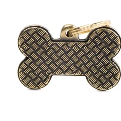 My Family Big Bone Bronx Platform English Brass - ID Tag -