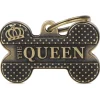 My Family Big Bone Bronx Queen English Brass - ID Tag - L