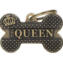 My Family Big Bone Bronx Queen English Brass - ID Tag - L