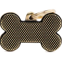 My Family Big Bone Bronx Rhombus English Brass - ID Tag -