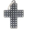 My Family Big Cross Bronx Studs - ID Tag -