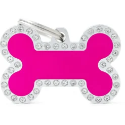 My Family Big Glam Bone - ID Tag - Roze