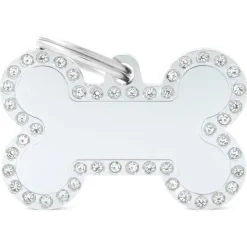 My Family Big Glam Bone - ID Tag - Chroom