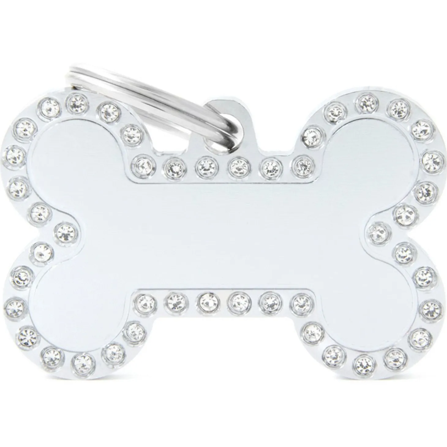 My Family Big Glam Bone - ID Tag - Chroom