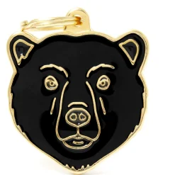 My Family Black Bear - ID Tag - Zwart