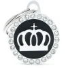 My Family Black Glam Crown - ID Tag - Zwart