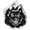 My Family Black Italian Spitz - ID Tag -